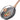 granite nonstick omelette frying pan with lid, 9.5-inch, gray, wooden handle, induction compatible.